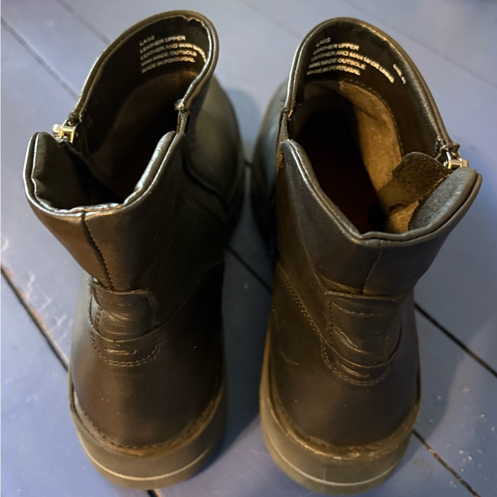 Miz Mooz Black Leather Lass Boots - Picture 7 of 8